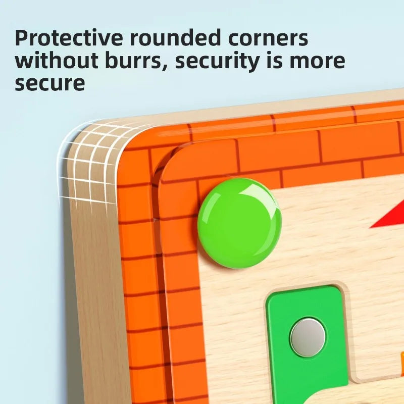 Lumykids™ Wooden Magnetic Maze