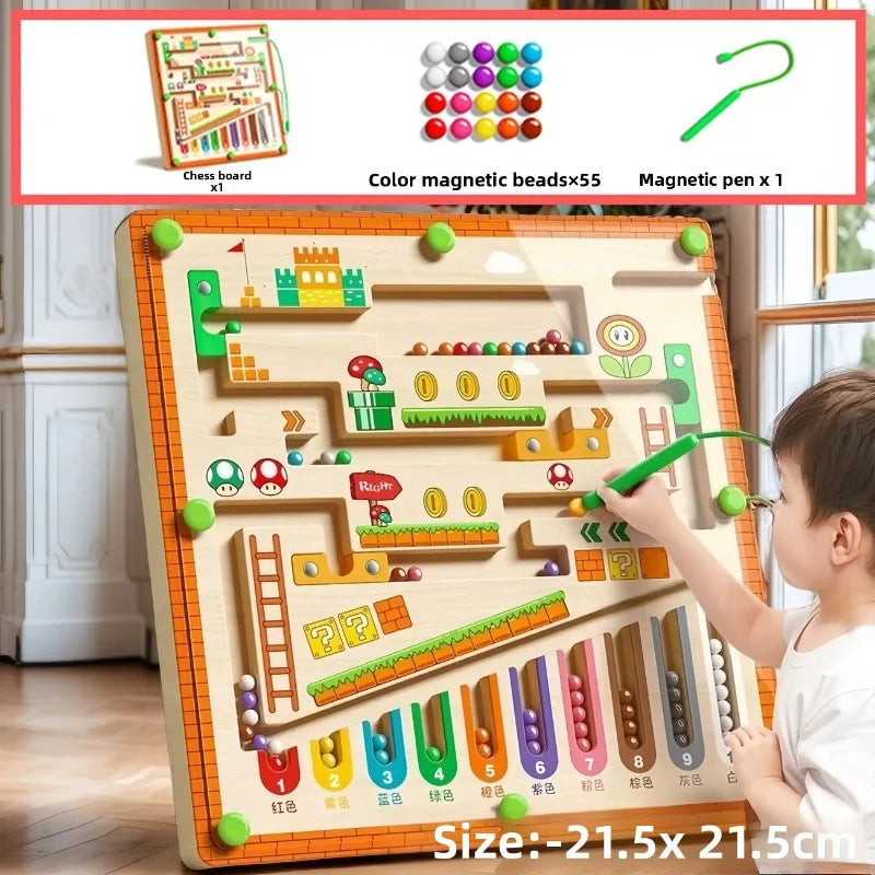 Lumykids™ Wooden Magnetic Maze