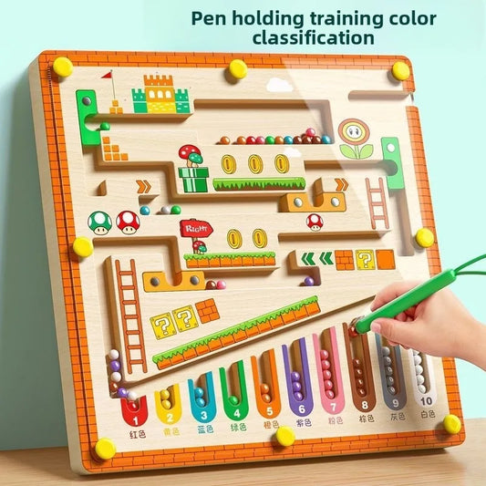 Lumykids™ Wooden Magnetic Maze